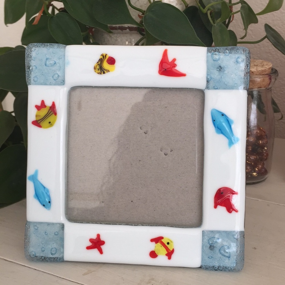 Beach themed picture frame